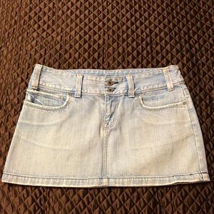 American Eagle denim mini skirt